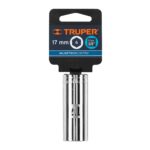 Copa Estándar Larga 17 Mm De 6 Puntas, Cuadrante De 3/8″ Truper (D-5017-HM) - Imagen 2