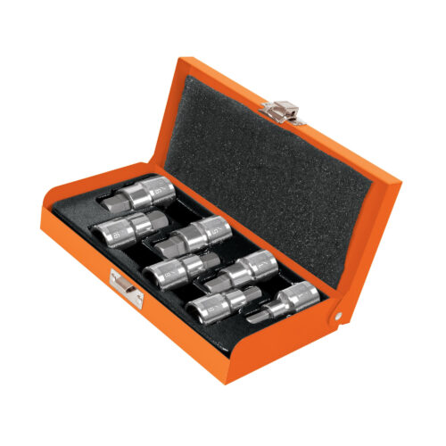 Juego De 7 Copas Bristol 1/4″ A 9/16″, Cuadrante 1/2″ Truper (JPH-1/2X7PH)