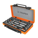 Juego De Copas Mixtas Con 25 Piezas, Cuadrante De 3/8″ Truper (JD-3/8X26MP)