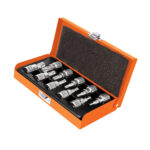 Juego De 10 Copas Punta Torx T-15 A T-60, Cuadrante 3/8″ Truper (JPT-3/8X10)