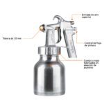 Pistola Para Pintar De Succión 1000 Ml, Boquilla 1.5 Mm Truper (PIPI-210) - Imagen 2