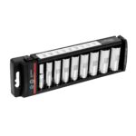 Juego De 9 Copas Estándar En Pulgadas Cuadrante 3/8″ Truper (JD-3/8X9LP)