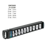 Juego De 10 Copas Estándar Cortas Métricas, Cuadrante 1/2″ Truper (JD-1/2X10M) - Imagen 2