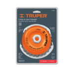 Grata Copa De Alambre Trenzado Fino De 4″, Eje De 5/8-11 Truper (CT-610) - Imagen 2