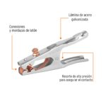 Pinza Para Tierra Soldador De 500 A Con Mordazas De Latón Truper (PTI-500) - Imagen 2