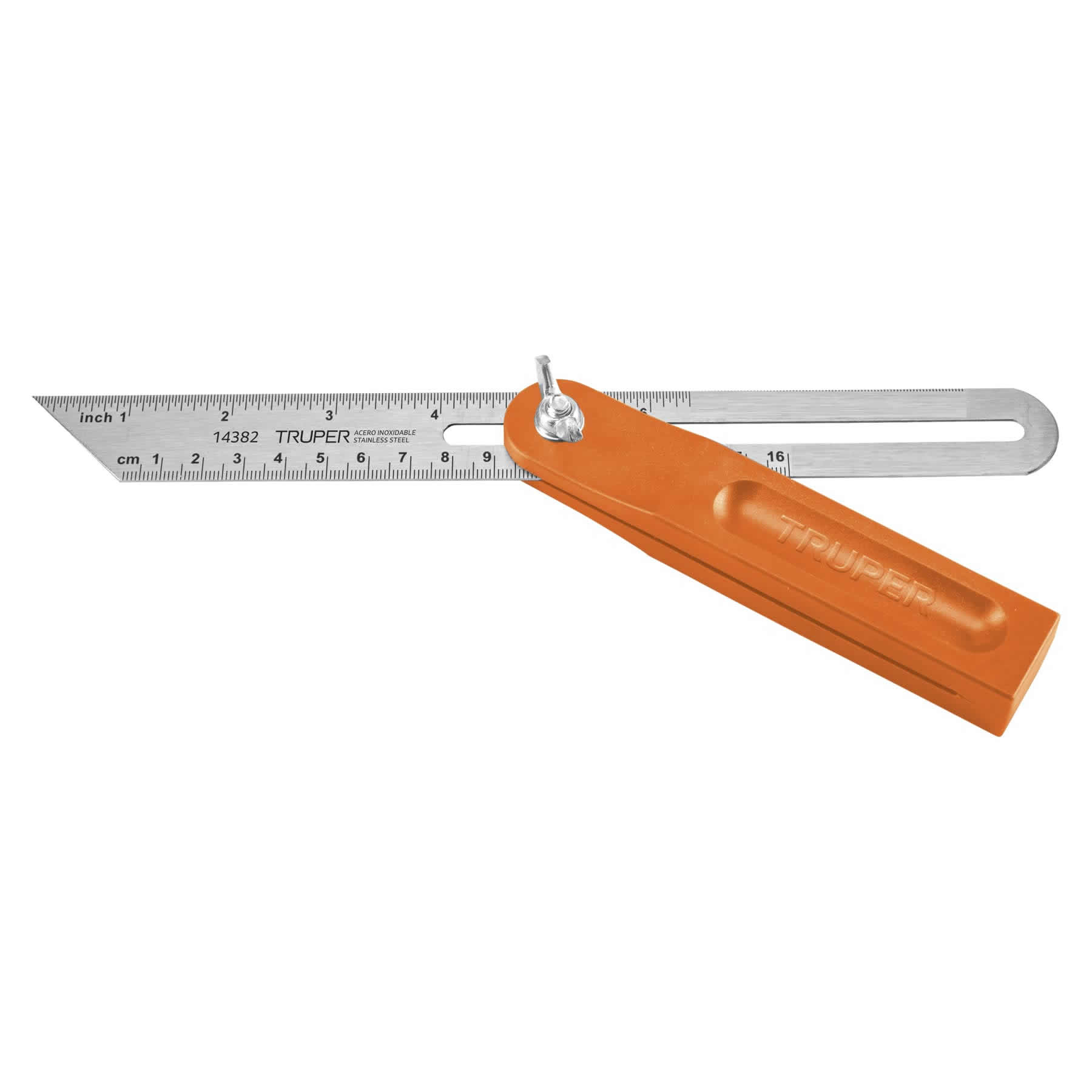 Escuadra Falsa De 10″ (25 Cm) En Acero Inoxidable Y Abs Truper (EFT-8)