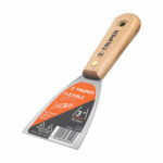 Espátula Flexible De 8 Cm Mango De Madera Hickory Americano Truper (ET-3F)