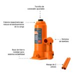 Gato Botella 6 Toneladas Para Uso Vertical Y Horizontal Truper (GAT-6) - Imagen 2