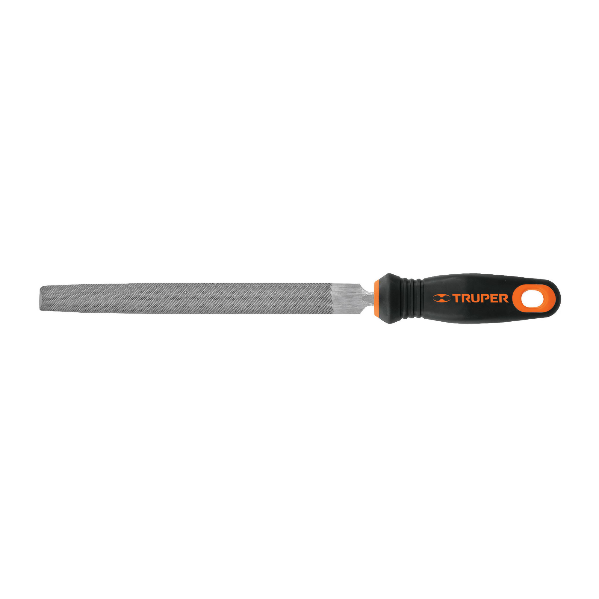 Lima Media Caña Bastarda De 8″, Mango Comfort Grip Truper (LMCB-8T)