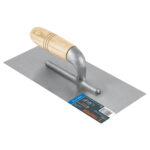 Llana Lisa De 28 Cm X 13 Cm, Mango De Madera Con Remaches Truper (LLM-6L)