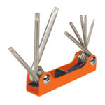Juego De 8 Llaves Torx, Incluye Estuche Tipo Navaja Truper (TORX-8)
