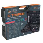 Juego De 210 Piezas Mixto, Cuadrante 1/4″, 3/8″ Y 1/2″ Truper (JD-210MP) - Imagen 2
