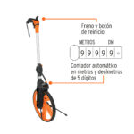 Odómetro De 9999,9 Metros Con Rueda De 12″, Freno Y Botón Truper (ODM-12) - Imagen 2