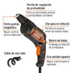 Atornillador Para Pared De Yeso De 540 W, Uso Industrial Truper (DETA-N) - Imagen 2