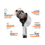 Pistola De Impacto Industrial De 3/4″, Torque De 750 Lb/Ft Truper (TPN-776X-2) - Imagen 2