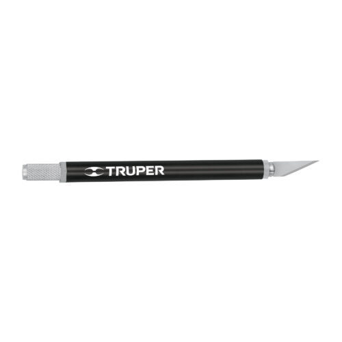 Bisturí Profesional Tipo Lápiz, Incluye 5 Cuchillas Sk5 Truper (EXA-6) - Imagen 1