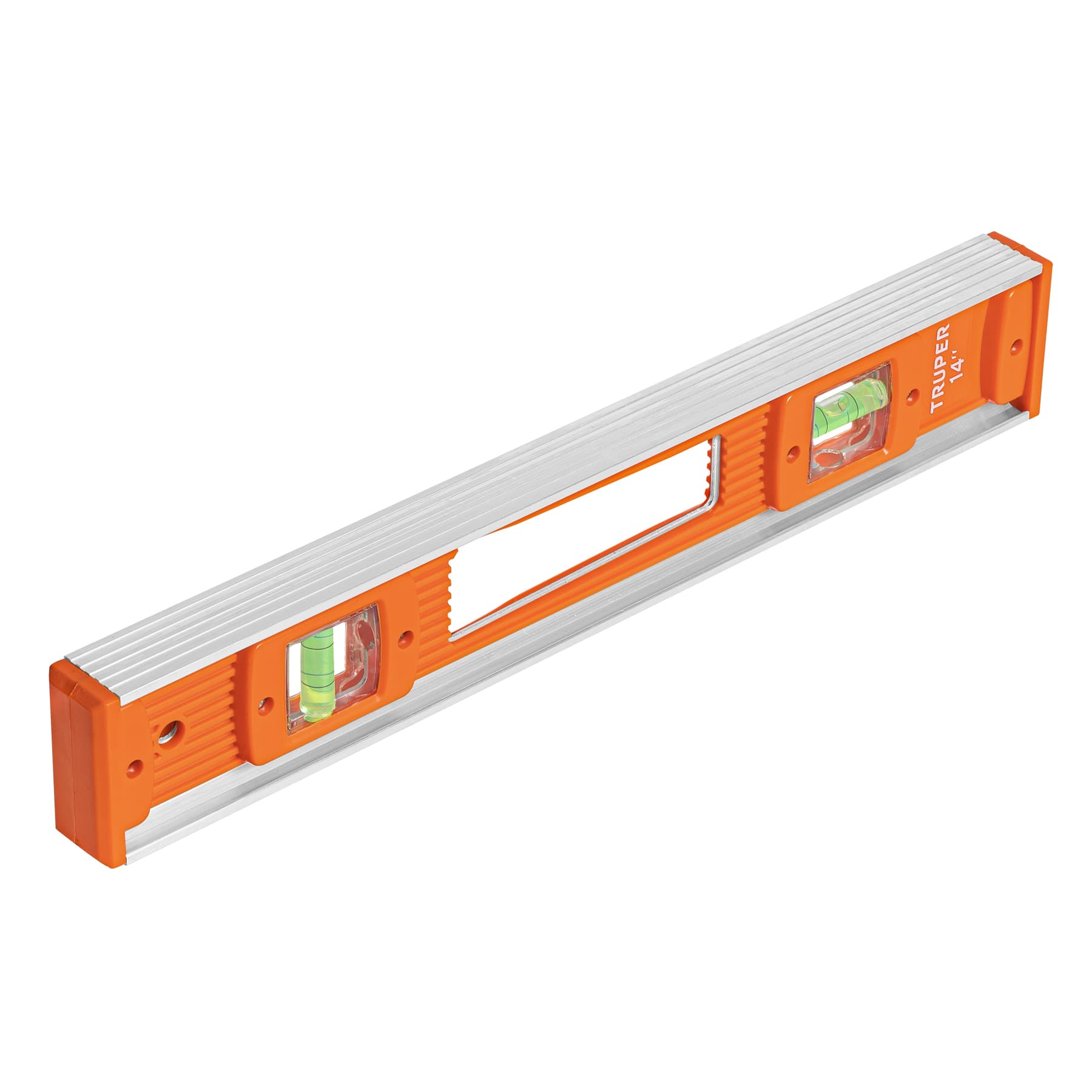Nivel De Aluminio De 14″ (36 Cm), Medición De 0° Y 90° Truper (NP-14)