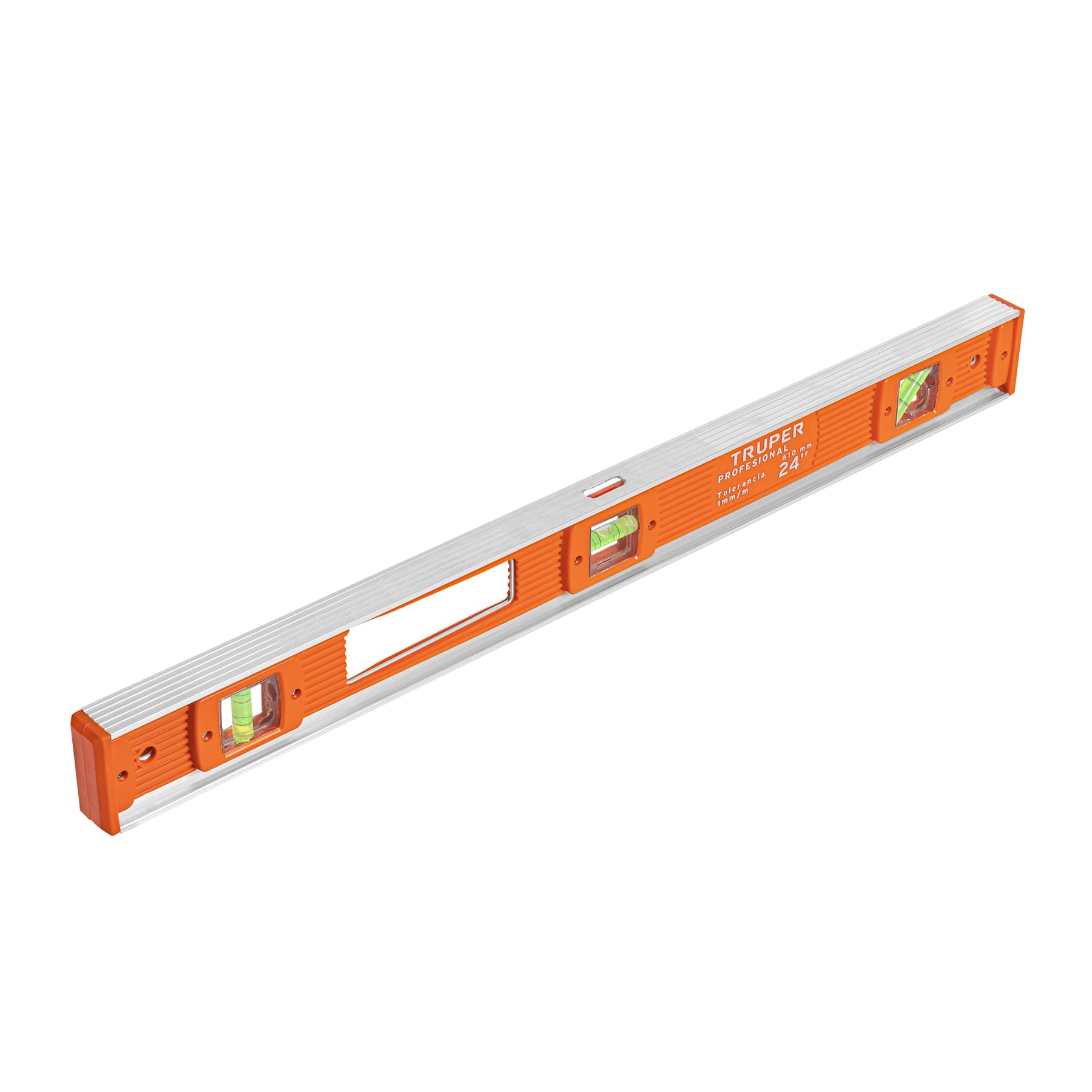 Nivel De Aluminio De 24″ (61 Cm), Medición De 0°, 45° Y 90° Truper (NP-24)