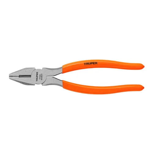 Alicate De Electricista Profesional De 7″, Mango De Pvc Truper (T200-7) - Imagen 1