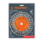 Grata Circular De Alambre Trenzado De 4″, Eje De 5/8-11 Truper (CATR-4ES) - Imagen 2