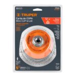 Grata Copa De Alambre Ondulado Grueso De 5″, Eje 5/8 – 11 Truper (CO-512X) - Imagen 2