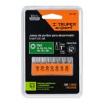Set De 7 Puntas Torx De 1″, Zanco 3/4″ Industriales Truper (P7-15T) - Imagen 2
