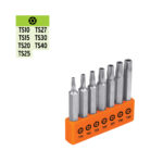 Juego De 7 Puntas Torx Con Pin De Seguridad, Largo De 2″ Truper (P7-20TS) - Imagen 2