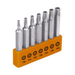 Juego De 7 Puntas Torx Con Pin De Seguridad, Largo De 2″ Truper (P7-20TS)