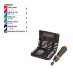 Juego De Puntas Y Copas Con Destornillador Ratchet 24 Piezas Truper (JDM-26) - Imagen 2