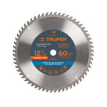 Disco Sierra Madera de 12″, Centro 1″, 60 Dientes Truper (ST-1260E)