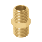 Niple De Latón De 1/4 Npt Para Compresor, Macho Truper (NIPLE) - Imagen 2