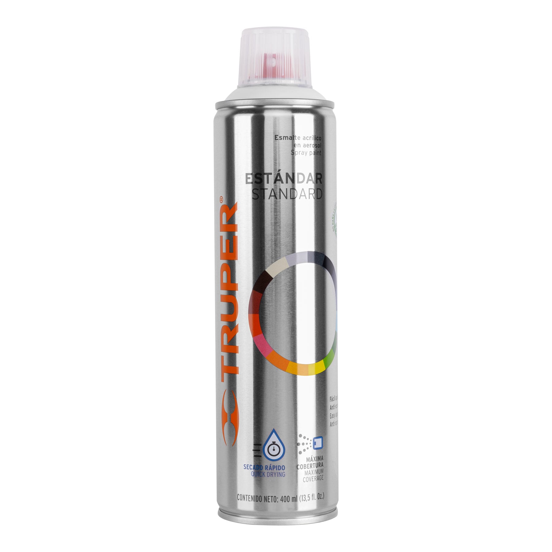 Pintura Aerosol En Lata 400 Ml Blanco Brillante, Profesional Truper (PA-BB)