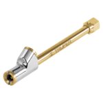 Inflador De Llantas En Latón, Rosca 1/4 Npt Con Cabeza Doble Truper (VAL-INF-1/4)
