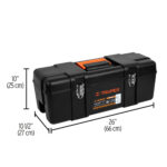 Caja De Herramientas Industrial De 66 Cm Con Charola Truper (CHP-26X) - Imagen 2