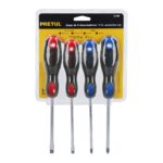 Juego De 4 Destornillares Comfort Grip Con Puntas Magnéticas Pretul (JD-4BP) - Imagen 2