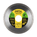 Disco De Diamante Rin Continuo Fino De 4″, Centro 7/8″ Pretul (DID-140P)