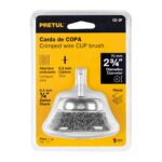 Grata De Copa De 2.3/4″ Para Taladro, Alambre Grueso 19 Mm Pretul (CO-3P) - Imagen 2