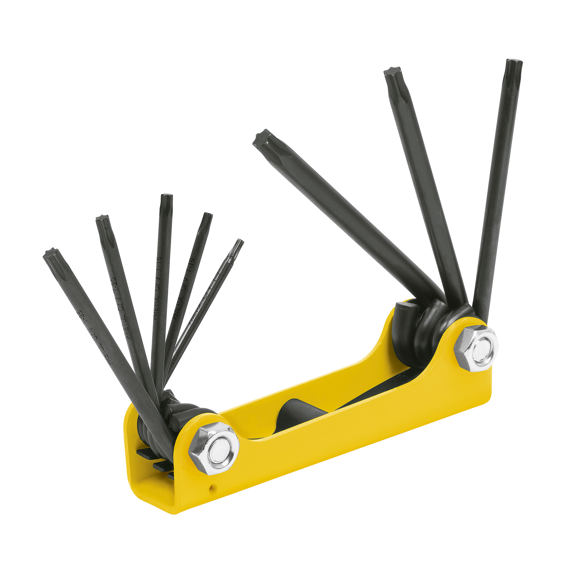 21395.jpg Juego De 8 Llaves Torx, Incluye Estuche Tipo Navaja Pretul (TORX-8P) - Imagen 1