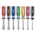 Juego De 7 Destornillares De Pvc Con Copa 3/16″ A 1/2″ Pretul (DJ-7P)