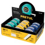 Flexómetro De 5 Metros En Abs Ancho 19 Mm, Color Aleatorio Pretul (PRO-5MEC)