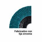 Disco Laminado Flap De 4.1/2″, Centro 7/8″, Grano 80 Pretul (DLP-2718) - Imagen 2