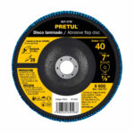 Disco Laminado Flap De 7″, Centro 7/8″, Grano 80 Pretul (DLP-2732)