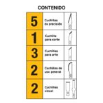 Juego Bisturíes Exacto Cutter Profesional Uso Rudo 13 Hojas Pretul (EXA-13P) - Imagen 2