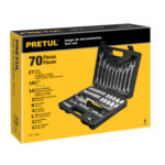Juego De Herramientas Con 70 Piezas, Cuadrante 1/4″ Y 3/8″ Pretul (SET-73) - Imagen 2