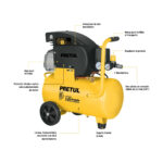 Compresor De Aire De 2.1/2 Hp, 20 Litros Con Tubos De Cobre Pretul (COMP-20LP) - Imagen 2