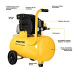 Compresor De Aire De 2.1/2 Hp, 20 Litros, 120 V Y 116 Psi Pretul (COMP-40LP) - Imagen 2