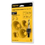 Juego De Sierras Copas De Acero 5 Piezas Pretul (KIT-5P)