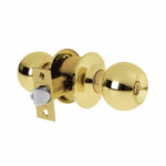 Cerradura O Chapa Para Habitación, Tipo Esfera Latón Claro Hermex (BAL-LB-RP) - Imagen 2