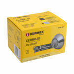 Cerrojo O Chapa De Seguridad Para Entrada, Cromo Mate Hermex (CERO-32P) - Imagen 2