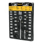 Juego De Copas, Puntas Y Ratchet 39 Piezas, 1/4″ Y 3/8″ Pretul (JUDA-40PB)